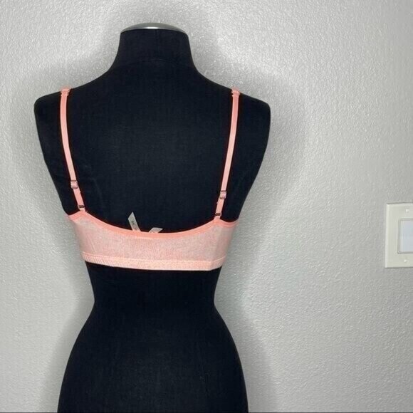 GEF France Orange and Beige Sports Bra/ Brallette Size S - Picture 4 of 9